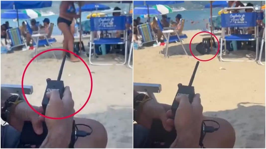 Turista argentino explica uso de bloqueador contra caixa de som na praia: ‘Falta de respeito em locais públicos'”